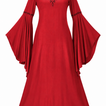 Elegant Black A-Line Midi Dress